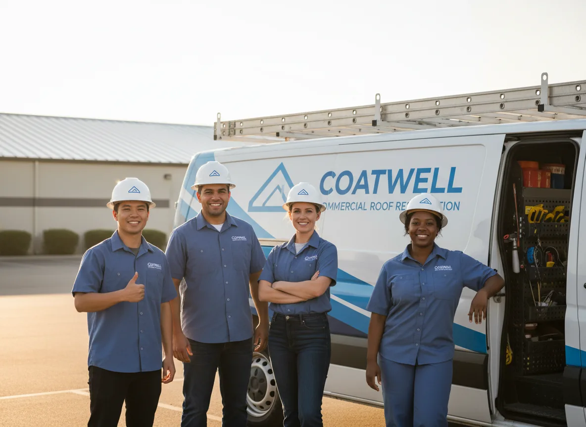 Commercial roof coating company in New Munich, MN